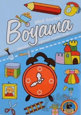 Okul Öncesi Boyama - Etkinlikli Eğlenceli Dev Boyama Kitabı - Kavramlar – Kolektif – Karatay Çocuk kitap kapağı