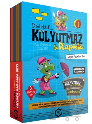 3. Sınıflar İçin Dedektif Külyutmaz ve Rapido Okuma Anlama Seti – Kolektif – Arı Yayıncılık kitap kapağı