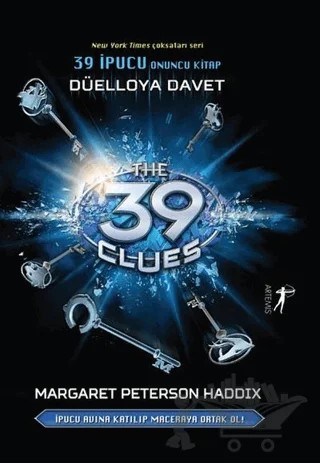 39. İpucu Düelloya Davet – Margaret Peterson HaddiX – Artemis Yayınları kitap kapağı