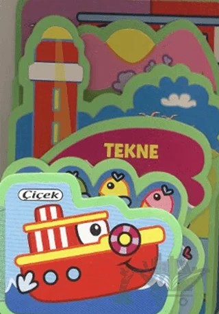 Eğitici Köpük Kitaplar - Tekne – Kolektif – Çiçek Yayıncılık kitap kapağı