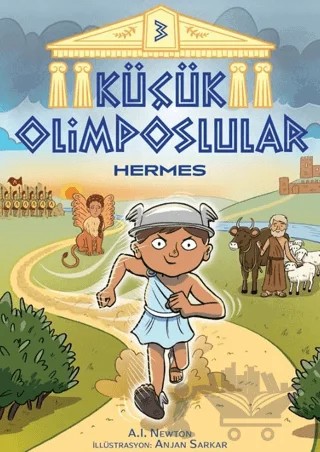 Küçük Olimposlular - Hermes – A.I. Newton – Martı Çocuk Yayınları kitap kapağı