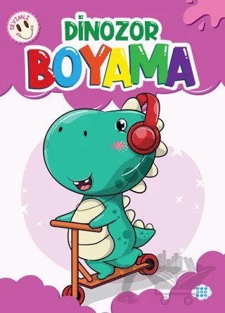 Sevimli Dinozor Boyama – Kollektif – Dokuz Çocuk kitap kapağı