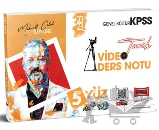Yargı Yayınları 2023 KPSS 5Yüz Tarih Video Ders Notları – Mehmet Celal Özyıldız – Yargı Yayınevi kitap kapağı