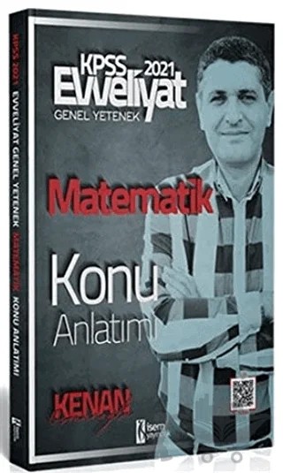 2021 Evveliyat KPSS Matematik Konu Anlatımı – Kenan Osmanoğlu – İSEM Yayıncılık kitap kapağı
