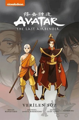Avatar - The Last Airbender - Verilen Söz – Bryan Konietzko, Gene Luen Yang, Gurihiru, Michael Dante DiMartino – Gerekli Şeyler Yayıncılık kitap kapağı