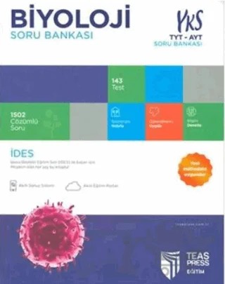TYT AYT Biyoloji İdes Soru Bankası – Kolektif – Teas Press kitap kapağı
