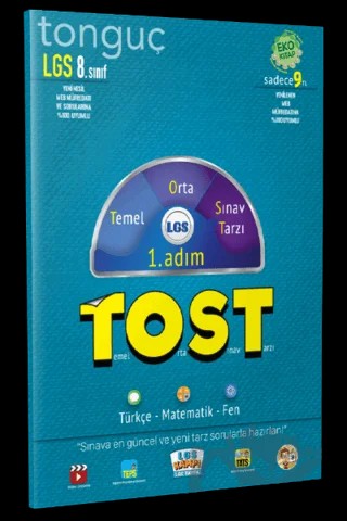 LGS 8. Sınıf Tost 1. Adım – Kolektif – Tonguç Akademi kitap kapağı