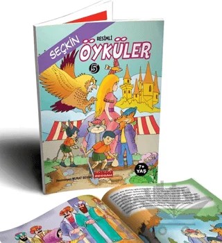 Resimli Seçkin Öyküler 5 (Renkli 7+Yaş) – Kolektif – Bordo Ressam kitap kapağı