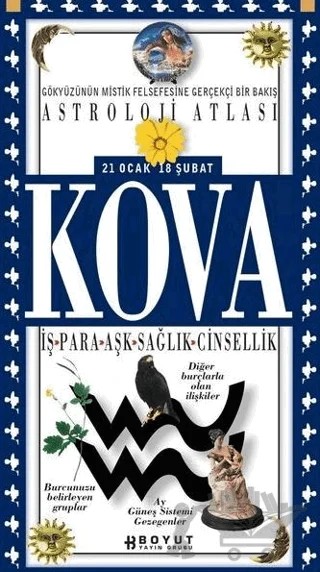 Astroloji Atlası Kova 21 Ocak / 18 Şubat İş - Para - Aşk - Sağlık - Cinsellik – Kolektif – Boyut Yayın Grubu kitap kapağı