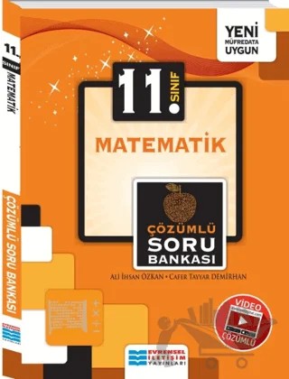 11. Sınıf Matematik Çözümlü Soru Bankası – Ali İhsan Özkan – Evrensel İletişim Yayınları kitap kapağı