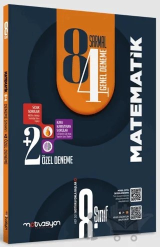 8. Sınıf 12'li Matematik Denemeleri – Kolektif – Motivasyon Yayınları kitap kapağı