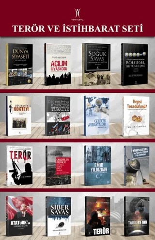Terör ve İstihbarat Seti 16 Kitap – Kolektif – Yeniyüzyıl Yayınları kitap kapağı