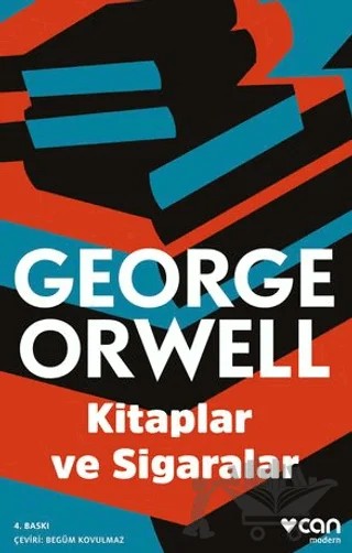 Kitaplar ve Sigaralar – George Orwell – Can Yayınları kitap kapağı