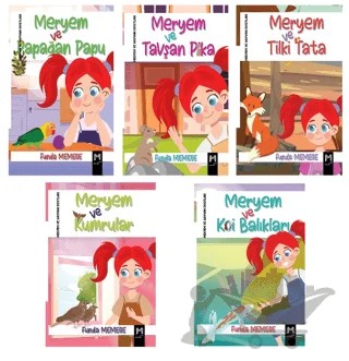 Meryem ve Hayvan Dostları Hikaye Seti (5 Kitap Takım) – Funda Memege – Memento Mori kitap kapağı