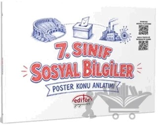 7. Sınıf Sosyal Bilgiler Poster Konu Anlatımlı – Kolektif – Editör Yayınevi kitap kapağı