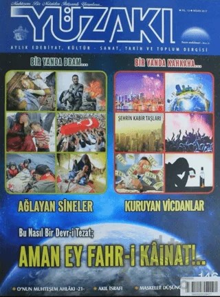 Yüzakı Aylık Edebiyat, Kültür, Sanat, Tarih ve Toplum Dergisi / Sayı:146 Nisan 2017 – Yüzakı Yayıncılık kitap kapağı