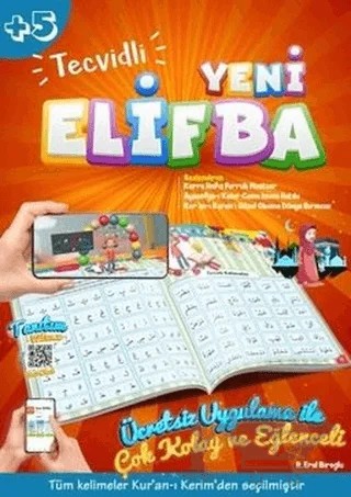 Tecvidli Yeni ElifBa: Artırılmış Gerçeklik Uygulamasıyla – Kolektif – İlmiala Yayınevi kitap kapağı