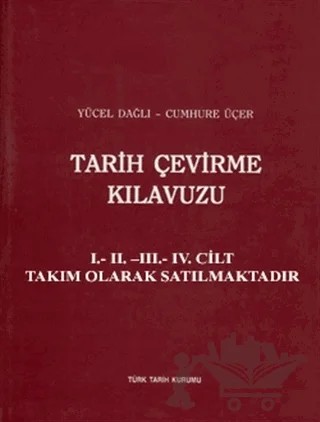 Tarih Çevirme Kılavuzu (5 Kitap Takım) – Cumhure Üçer, Yücel Dağlı – Türk Tarih Kurumu Yayınları kitap kapağı