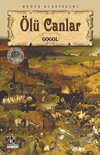 Ölü Canlar – Nikolay Vasilyeviç Gogol – Anonim Yayıncılık kitap kapağı