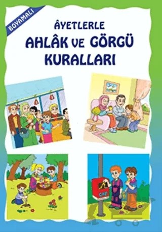 Boyamalı Ayetlerle Ahlak ve Görgü Kuralları – Kolektif – Uysal Yayınevi kitap kapağı