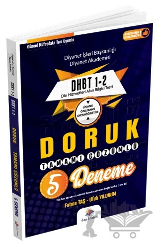DHBT 1-2 Doruk 5 Deneme Çözümlü – Fatma Taş, Ufuk Yıldırım – Dizgi Kitap kitap kapağı