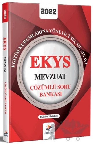 2022 MEB EKYS Müdür ve Yardımcılığı Mevzuat Çözümlü Soru Bankası – Kolektif – Dizgi Kitap kitap kapağı