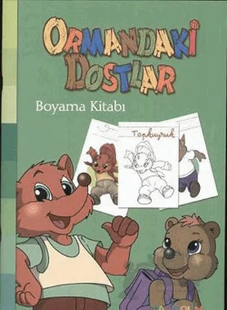 Ormandaki Dostlar Boyama Kitabı – Kolektif – Mandolin Yayınları kitap kapağı