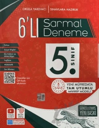 5. Sınıf Tüm Dersler 6lı Sarmal Deneme – Kolektif – Evrensel İletişim Yayınları kitap kapağı