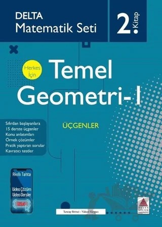 Temel Geometri 1 - Üçgenler – Tuncay Birinci, Yüksel Kargacı – Delta Kültür Yayınevi kitap kapağı