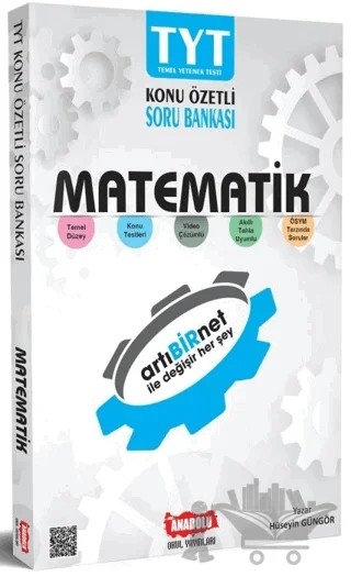 TYT Matematik Konu Özetli Soru Bankası – Hüseyin Güngör – Anadolu Okul Yayınları kitap kapağı