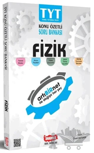 2022 TYT Fizik Konu Özetli Soru Bankası – Ünal Aktoka – Anadolu Okul Yayınları kitap kapağı