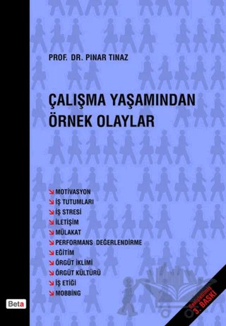 Çalışma Yaşamından Örnek Olaylar – Pınar Tınaz – Beta Yayınevi kitap kapağı
