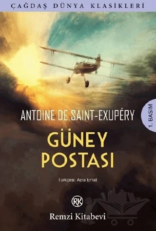 Güney Postası – Antoine de Saint-Exupery – Remzi Kitabevi kitap kapağı