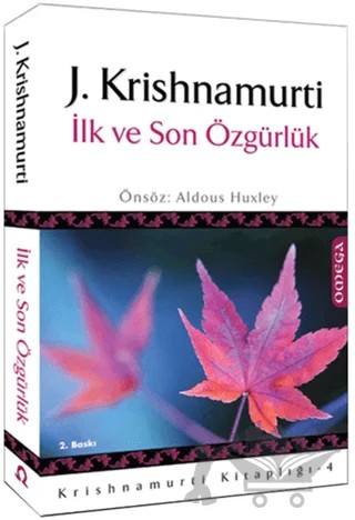 İlk ve Son Özgürlük – Jiddu Krishnamurti – Omega kitap kapağı