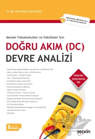 Doğru Akım (DC) Devre Analizi – Hasan Selçuk Selek – Seçkin Yayıncılık kitap kapağı