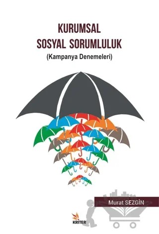 Kurumsal Sosyal Sorumluluk – Murat Sezgin – Kriter Yayınları kitap kapağı