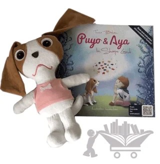Puyo ve Aya - Şekiller Ülkesinde (Oyuncaklı) – Tuçe Bakan – Puyo and Aya kitap kapağı