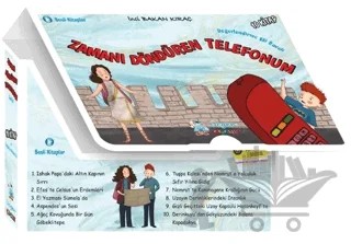 Zamanı Döndüren Telefonum Seti - Kutulu 10 Kitap – İnci Bakan Kıraç – Üçgen Çocuk kitap kapağı