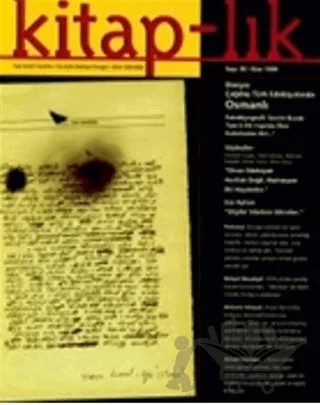 Kitap-lık Sayı: 38 Aylık Edebiyat Dergisi – Yapı Kredi Yayınları kitap kapağı