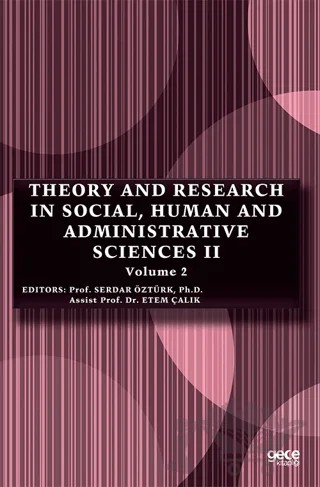 Theory and Research in Social, Human and Administrative Sciences 2 Volume 2 – Kolektif – Gece Kitaplığı kitap kapağı