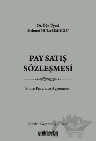Pay Satış Sözleşmesi – Mehmet Mülazımoğlu – On İki Levha Yayınları kitap kapağı