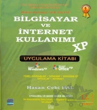 Bilgisayar ve İnternet Kullanımı XP Uygulama Kitabı – Hasan Çebi Bal – Murathan Yayınevi kitap kapağı