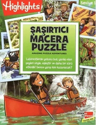Highlights Şaşırtıcı Macera Puzzle 2'li Set – Kolektif – Dikkat Atölyesi Yayınları kitap kapağı
