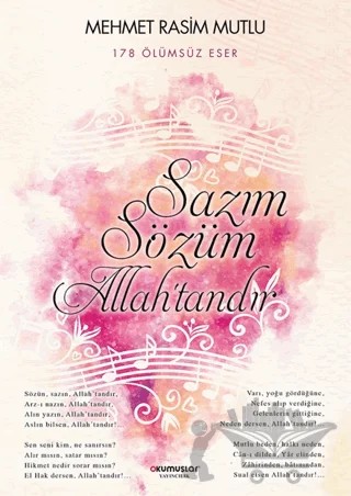 Sazım Sözüm Allah'tandır – Mehmet Rasim Mutlu – Okumuşlar Yayıncılık kitap kapağı