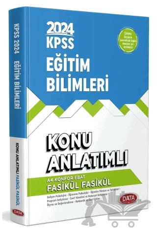 KPSS Eğitim Bilimleri Konu Anlatımlı Fasikül Fasikül – Kolektif – Data Yayınları kitap kapağı
