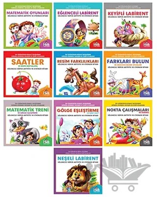 Süper Aktivite Seti (10 Kitap) – Kolektif – Halk Kitabevi kitap kapağı