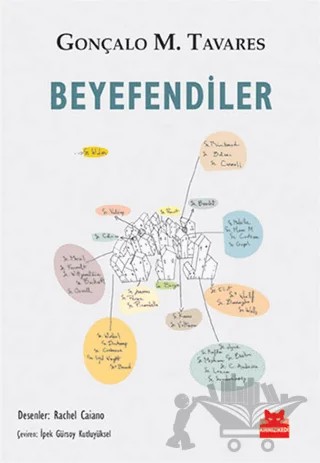 Beyefendiler – Gonçalo M. Tavares – Kırmızı Kedi Yayınevi kitap kapağı
