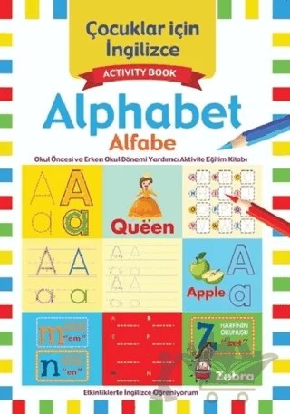Çocuklar İçin İngilizce - Alphabet – Kolektif – Koloni Çocuk kitap kapağı