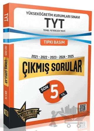 TYT Son 5 Yıl Çıkmış Sorular (2021-2025) – Kolektif – Liderler Karması Yayınları kitap kapağı