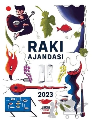 Rakı Ajandası 2023 – Kolektif – Overteam Yayınları kitap kapağı
